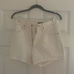 Abercrombie White Jean shorts - size 27